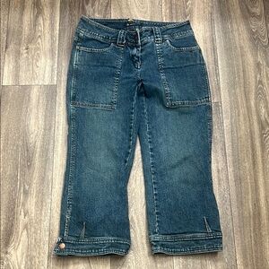 INC Women's Blue Denim Capris